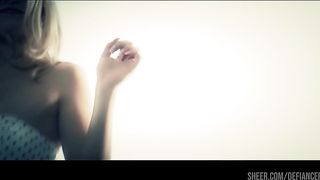 Scarlet Red Rubs Her Pretty Pussy And Plays With Her Clit To Cum