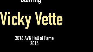 Vicky Vette Stuffs Her Ass And Pleases Her Cunt With Many Sex Toys!