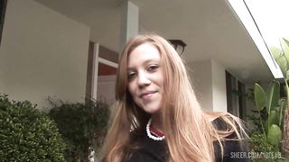 Teen Allison Lane Takes An Internal Cumshot After Fucking This Black Dick