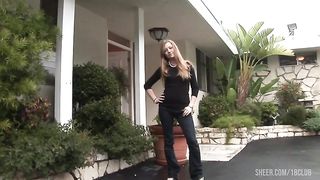 Teen Allison Lane Takes An Internal Cumshot After Fucking This Black Dick