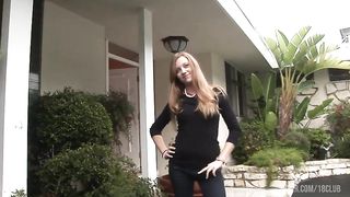 Teen Allison Lane Takes An Internal Cumshot After Fucking This Black Dick