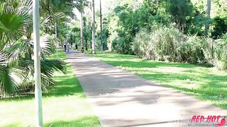 A CUTE GIRL WAS HELPED BY A HOTWIFE AND ENDED UP BEING FUCKED BY A COUPLE