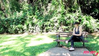 A CUTE GIRL WAS HELPED BY A HOTWIFE AND ENDED UP BEING FUCKED BY A COUPLE