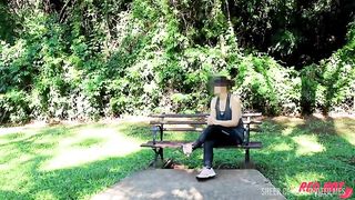 A CUTE GIRL WAS HELPED BY A HOTWIFE AND ENDED UP BEING FUCKED BY A COUPLE