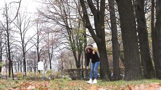 Brown-haired teen gets fucked in the ass