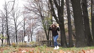 Brown-haired teen gets fucked in the ass