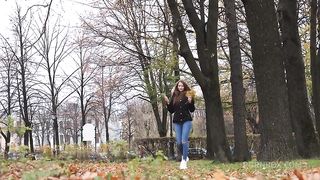 Brown-haired teen gets fucked in the ass