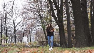 Brown-haired teen gets fucked in the ass