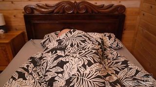 Real passionate anal sex of half-brother and sister in parents' country house