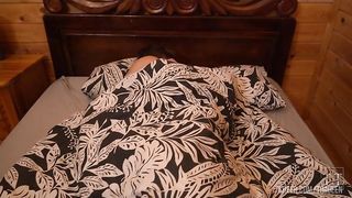 Real passionate anal sex of half-brother and sister in parents' country house