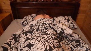 Real passionate anal sex of half-brother and sister in parents' country house