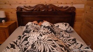 Real passionate anal sex of half-brother and sister in parents' country house