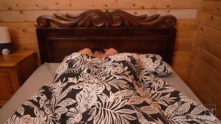 Real passionate anal sex of half-brother and sister in parents' country house