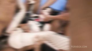 Waka Waka Blacks Are Coming, Lydia Black, 4on1, BBC, ATM, DAP, Manhandle, Rough Sex, Gapes, Cum in Mouth, Swallow GIO2125