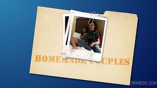 Amateur couple: first time on camera