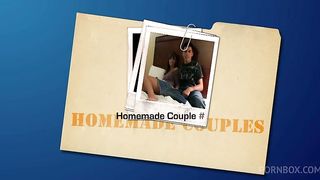 Amateur couple: first time on camera