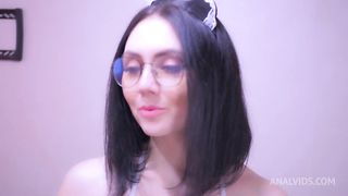 Lecherous man ass fuck his woman's, and she gets oral creampie.