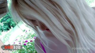 French blonde Lillian Love gets her ass fucked by Myke Glory