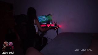 Gamer Girl is Fucked by her stepbrother while playing