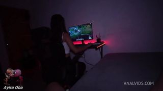 Gamer Girl is Fucked by her stepbrother while playing