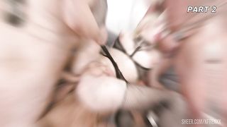 Izzy Wilde VS Laura Fiorentino #2, 6on2, ATOGM, DAP, Gapes, ButtRose, Squirt Drink, Cum in Mouth, Swallow BTG094