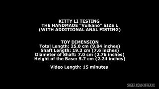 Kitty Li Testing The Handmade Vulkano Size L (With Additional Anal Fisting) TWT262