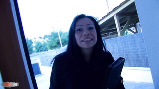 A cute solder is beeing fucked and assfucked at a customer's home