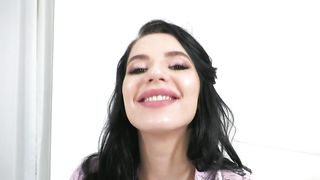 Huge Cock Fucked Ass Beautiful Sofi Li with Gape, Balls Deep Anal and Cum in Mouth VG061