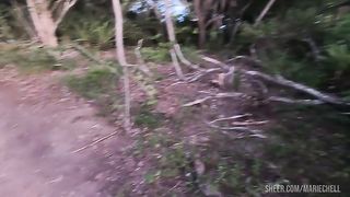 I took the maid into the woods