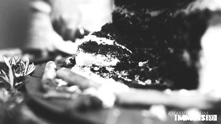 Threesome! Young girl decides to have a threesome for the first time and lets them fuck her ass a lot.