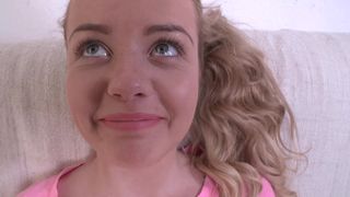 Sweet blonde Loli tries hard anal sex by big Cock - Big Ass