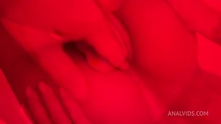 Monika Fox Sloppy Blowjob & Fisting In Red Room