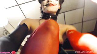 AdalynnX - Harley Quinn CosPlay Fun