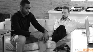 Cock Starved Brunette Boss Anissa Kate Enjoys Interracial Office DP GP2357