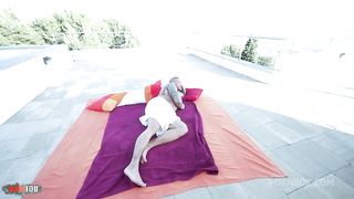 Anal interracial threesome with Nicky Wayne and Naomi Lionness