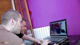 Double penetration for this slut blonde