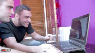 Double penetration for this slut blonde