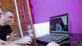 Double penetration for this slut blonde