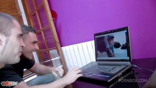 Double penetration for this slut blonde