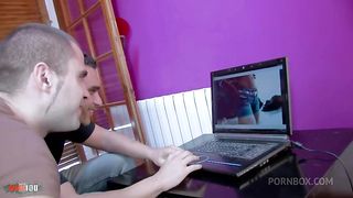 Double penetration for this slut blonde