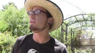 WHITNEY STEVENS TAKES ON TWO COCKS