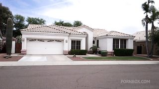 Magdalene St. Michaels is hot for Officer Michele's Beautiful Natural Tits