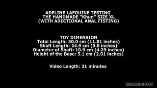 Adeline Lafouine and Sandra Soul Testing The Handmade Balldog Size XL and the Khun Size XL (With Additional Anal Fisting) TWT189