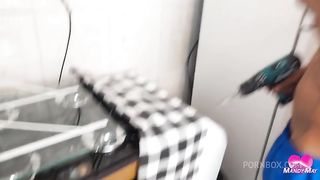 Blowjob, anal and squirt with Mandy upside down