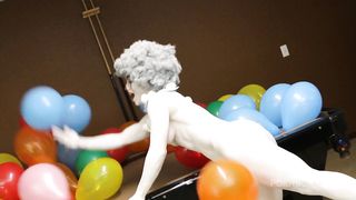 CLOWN TIA ROSE PLAYING WITH BALLOONS - AEN EXTREME AMATEUR COLLECTION