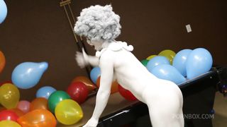 CLOWN TIA ROSE PLAYING WITH BALLOONS - AEN EXTREME AMATEUR COLLECTION