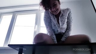 EDGING AND DIRTY TALK AT MY WORK!!